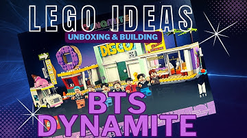 LEGO BTS DYNAMITE (Unboxing & Building in 4K Timelapse): Lego BTS vs Dynamite MV