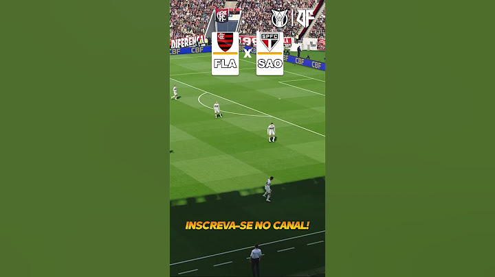 FLAMENGO 2 X 0 SAO PAULO - CAMPEONATO BRASILEIRO - JOGO DE HOJE - PES 2021