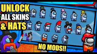 how to get all SKINS, PETS & HATS for FREE in Among Us 2021 (ANDROID/PC)- 15 PLAYER lobby UPDATE screenshot 2