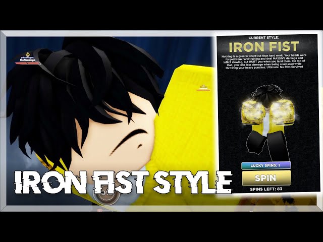 NEW UPDATE - IRON FIST LEGENDARY STYLE + CODES AND HUGE BUFFS AND NERFS!  (Untitled Boxing Game) 
