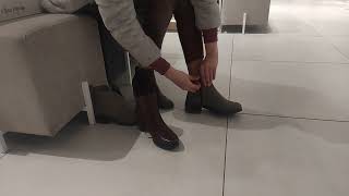 Shoeplay Brown Leather Ankle Boots At Shoe Store