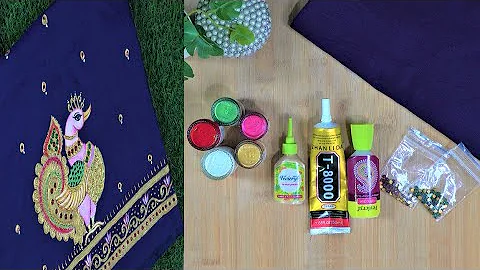 How to do Tanjore Style Fabric Painting l Tutorial for beginners l Tanjore style painting Basics