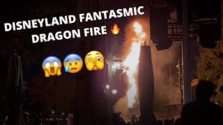 FANTASMIC DRAGON FIRE IN DISNEYLAND  MALEFICENT CAUGHT FIRE {CAMANDDANI'S FOOTAGE}