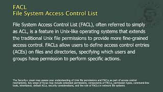 FACL - File System Access Control List