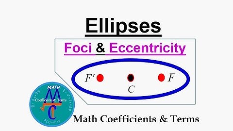 Ellipses - Conic Sections (Vertices, Foci, and Eccentricity) (6 solved Questions)