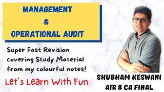 Management & Operational Audit Revision | CA Final Audit | Learn with Fun