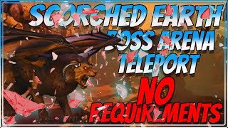 Scorched Earth Boss Arena Teleport No Requiements In Ark Survival Evolved Youtube