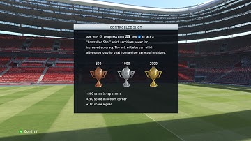 PES 2015 | "Controlled Shot" Skills Training/Walkthrough (Bronze Trophy)[PC]