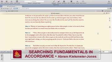Webinar: Searching Fundamentals in Accordance