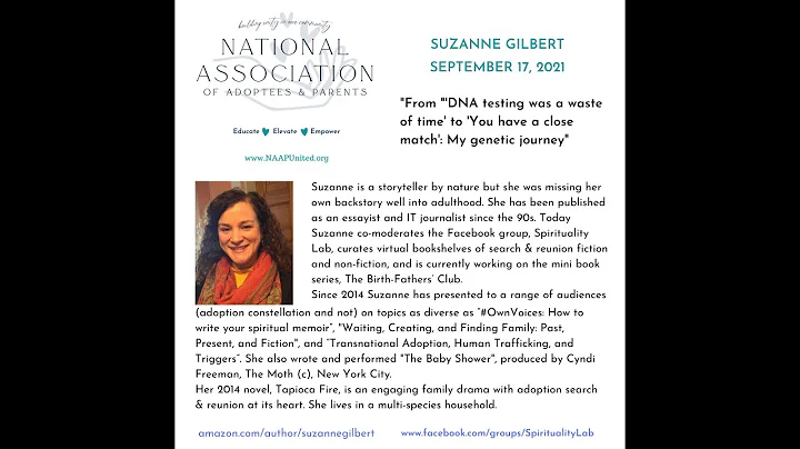 NAAP #AdoptionHappyHo...  - 7 pm est - Suzanne Gil...