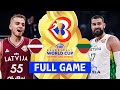 Latvia vs lithuania  full basketball game  fiba basketball world cup 2023