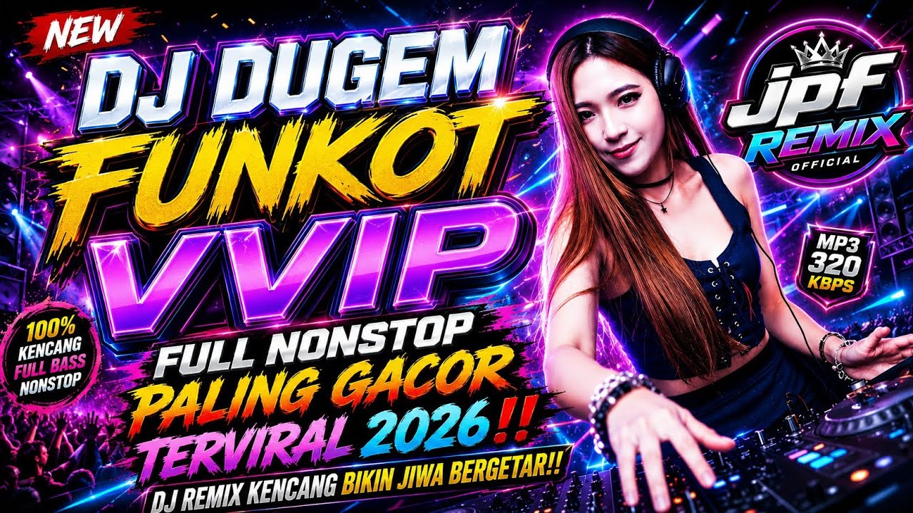 DJ DUGEM FUNKOT VVIP FULL NONSTOP PALING GACOR TERVIRAL 2026‼️DJ REMIX KENCANG BIKIN JIWA BERGETAR‼️