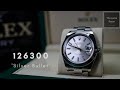 2021 rolex datejust 41 cadran argent oyster 126300  regarder le dballage et la critique  balle en argent