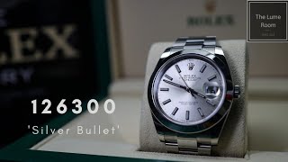 2021 ROLEX Datejust 41 (Silver Dial, Oyster) 126300 | Watch Unboxing &amp; Review | &#39;Silver Bullet&#39;