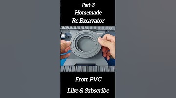 Homemade Rc Excavator from PVC part-3 | #diytools #inventions #experiment #machine