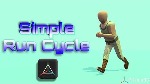 Smooth Run Cycle // Prisma 3d tutorial //