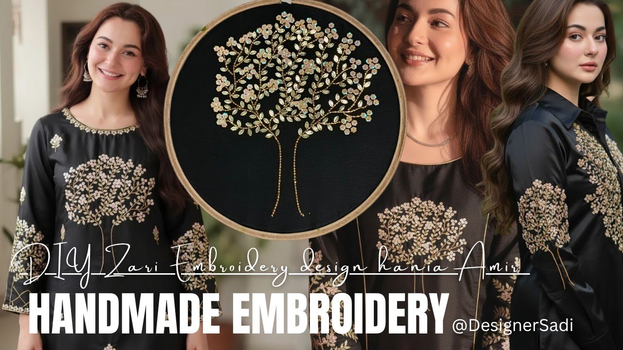 New Hand Embroidery Design 2025✨ latest tutorial #diy #trending #viral #embroidery #design #tutorial