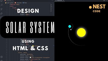 Design Solar System Using HTML and CSS
