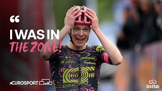 THE BEGINNING OF A BIG CAREER? 👀 | Georg Steinhauser reacts after Stage 17 of Giro D'Italia 🇮🇹