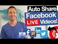 Automatically Share Facebook Live Videos When You Go LIVE!