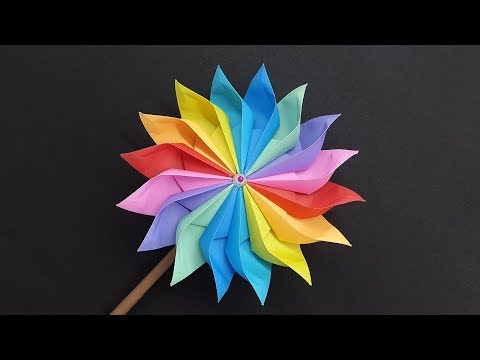Video: Paano ka gumawa ng homemade pinwheel?