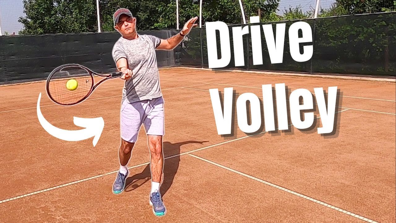 Never Miss The DRIVE VOLLEY! Tennis Technique & Progression Drills🎾