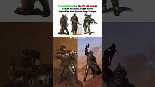 Top candidates for the WH40k collab - Helldivers 2