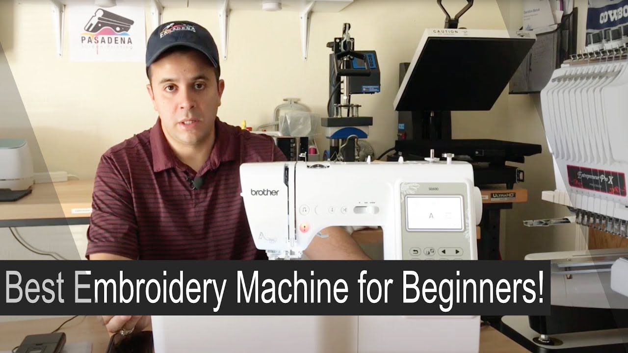 Best Embroidery Machine for beginners - Brother SE600 
