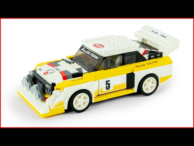 LEGO Speed Champions 76897 Audi Sport Quattro S1 1985 Speed Build for  Collectors - Brick Builder 