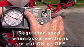 How to set a diaphragm pump on commercial pull type sprayer