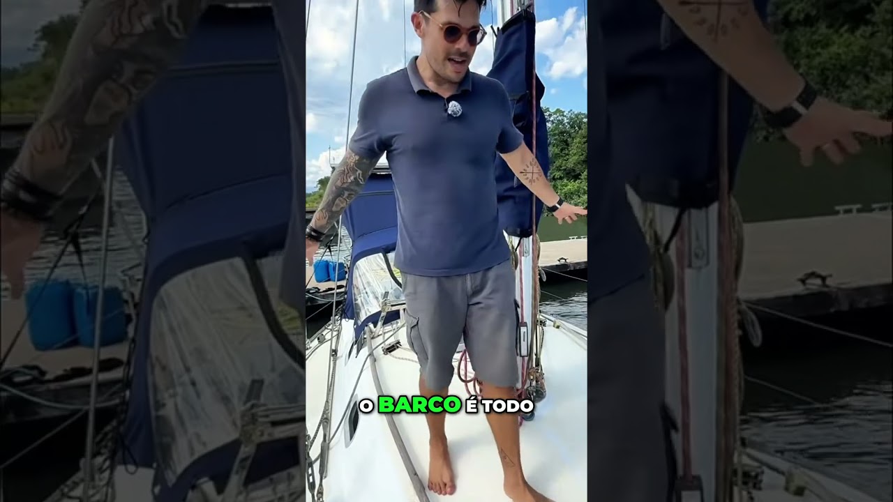 ⁣Barco 1980: Rígido como um Tanque para Navegar pelo Caribe! #shorts