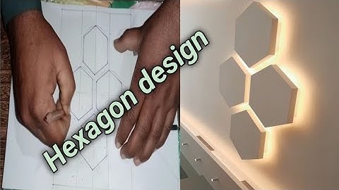 perfect marking with new hexagon pop ceiling design