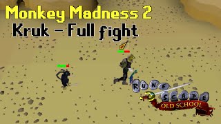 Justerbar solid vigtigste Monkey Madness 2 - Kruk full fight (OldSchool Runescape) - YouTube