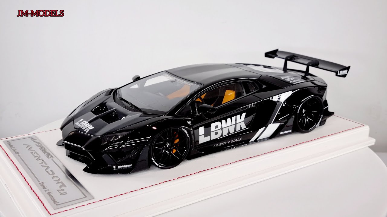 LB Liberty Walk Lamborghini Aventador 2.0 Black LBWK By D&G Davis ...