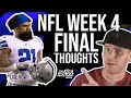 (LIVE) Week 4 Fantasy Football Final Thoughts🏈DraftKings NFL DFS, Daily Fantasy Football NFL Week 4