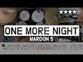 [Lv.15] One More Night - Maroon 5  (★★★★☆) Pop Drum Cover (Score, Lessons, Tutorial) | DRUMMATE