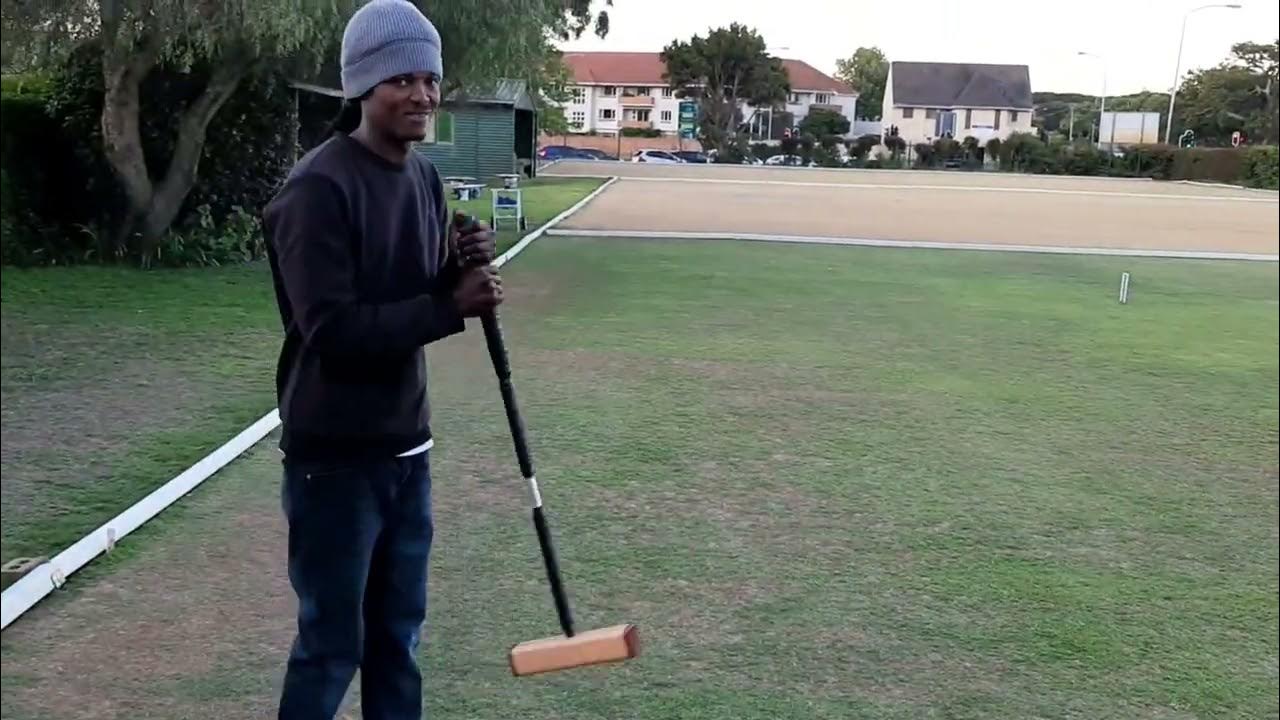 Golf Croquet crazy jump shots but is help sometimes 😁 YouTube