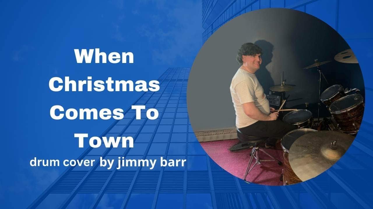 When Christmas comes to town drum cover YouTube