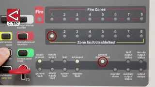 C-TEC CFP Economy 8 Zone Conventional Fire Alarm Panel CFP708E-4 CTEC CFP708E 