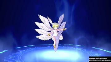 DIGIMON STORY CYBER SLEUTH Tokomon Digivolve to Lucemon