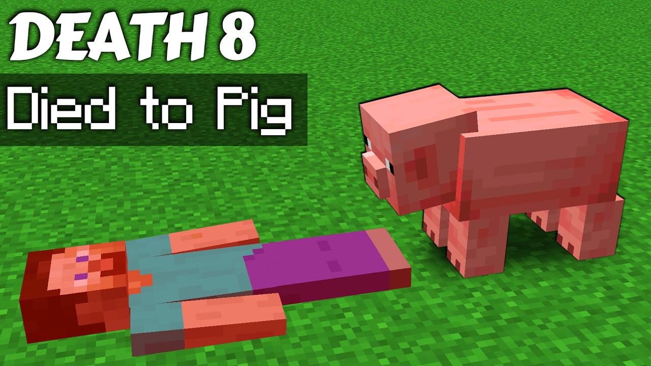 I Got 11 Funny Death Messages in Minecraft Survival!