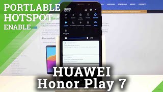 كيفية تنشيط نقطة الاتصال المحمولة في Huawei Honor Play 7 - نقطة الوصول إلى الشبكة