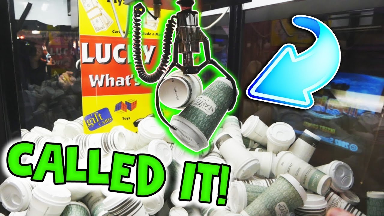 DOUBLE MYSTERY CUP CLAW MACHINE WIN!! What's Inside?? YouTube