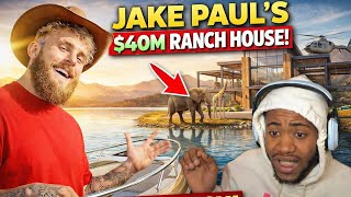 Reacting To Jake Paul’s INSANE $40,000,000 Ranch House!🤯