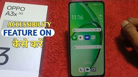 How to Enable Accessibilty Oppo A3x 5g | Oppo A3x 5g Mai Accessibilty On कैसे करें
