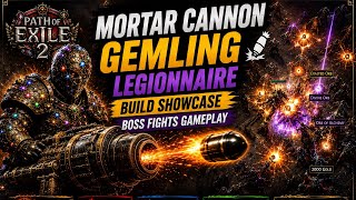 Insane AoE & Boss Damage! Mortar Cannon Gemling Legionnaire | Path of Exile 2