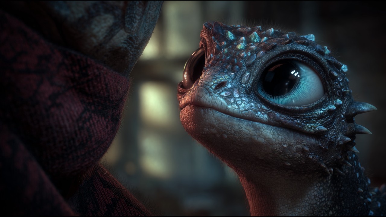 The Dragon Hatchling Kept Following the Human Janitor — Its Mother Had Already Chosen Him