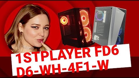 НИКС Компьютерный Супермаркет: видео про Корпус 1STPLAYER FD6 D6-WH-4F1-W без БП с окном #1