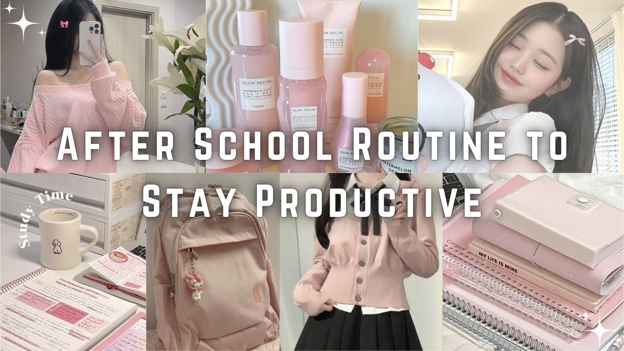 After School Routine That Boosts Productivity 🩵 - YouTube