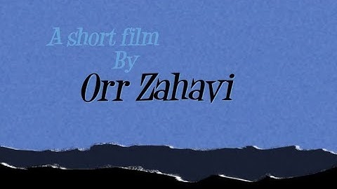 End Credits - Final project assignment (title sequence)